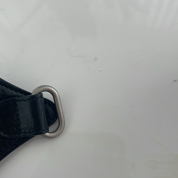 Balenciaga Black Leather Coin Purse Wrap Bracelet - Picture 5 of 5